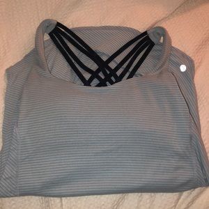 LuluLemon Open Back Tank w/ Padded Sports Bra